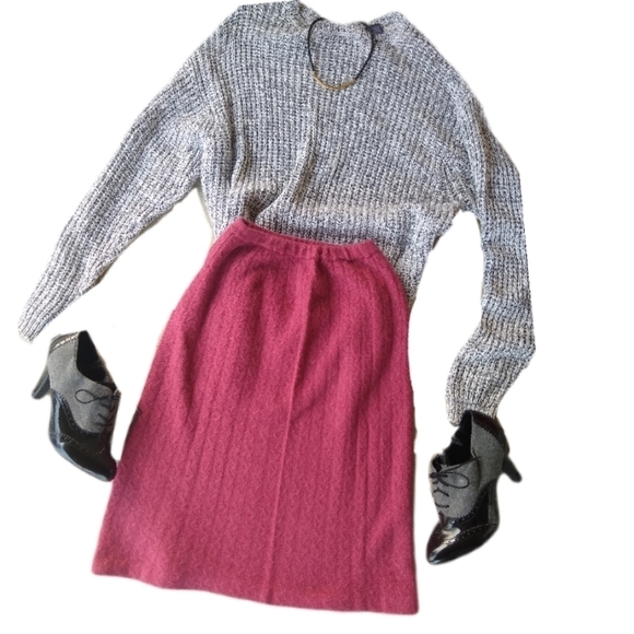 Vtg wool skirt MARISA CHRISTINA Womens size M - Picture 1 of 8